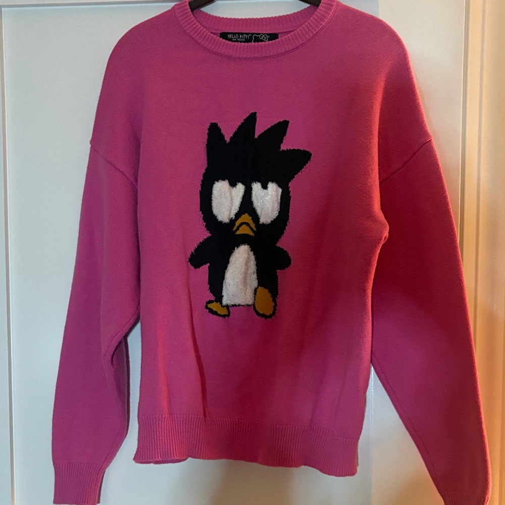 Forever 21 Pink Sweater with Penguin Design